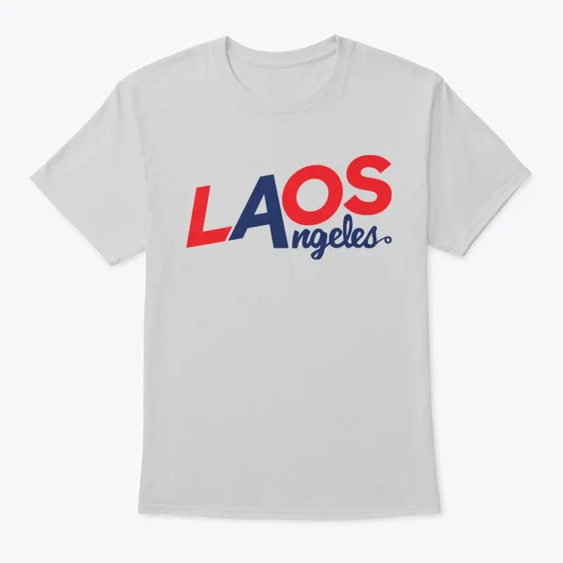 Laos Angeles Red & Blue Logo