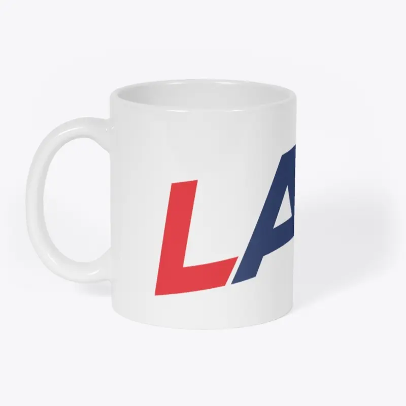 Laos Angeles Red & Blue Logo