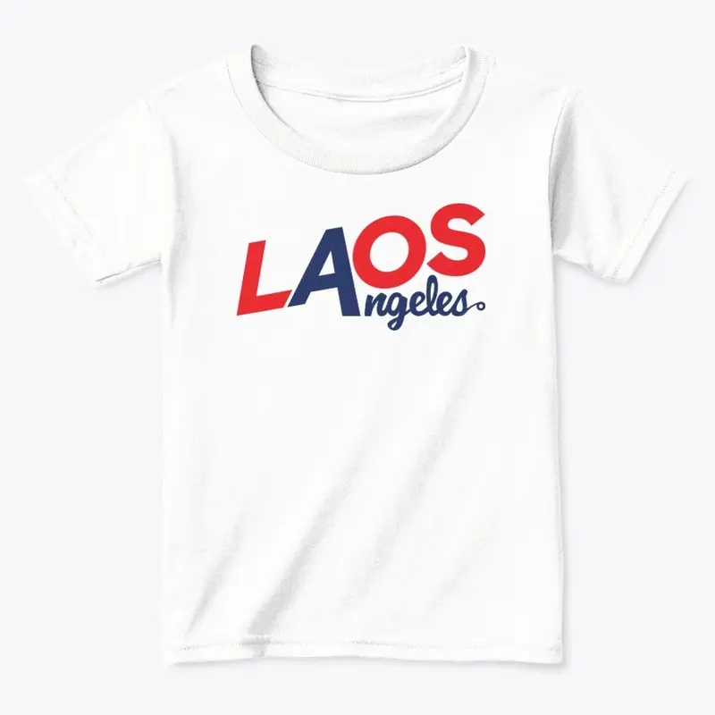 Laos Angeles Red & Blue Logo