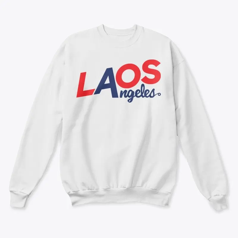 Laos Angeles Red & Blue Logo