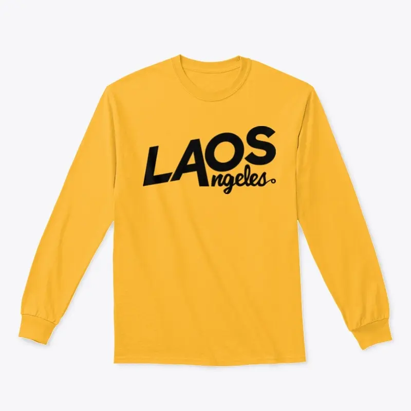 Laos Angeles Black Logo 