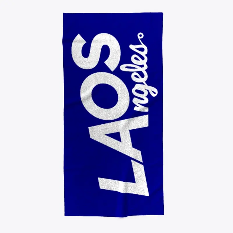 Laos Angeles White Logo