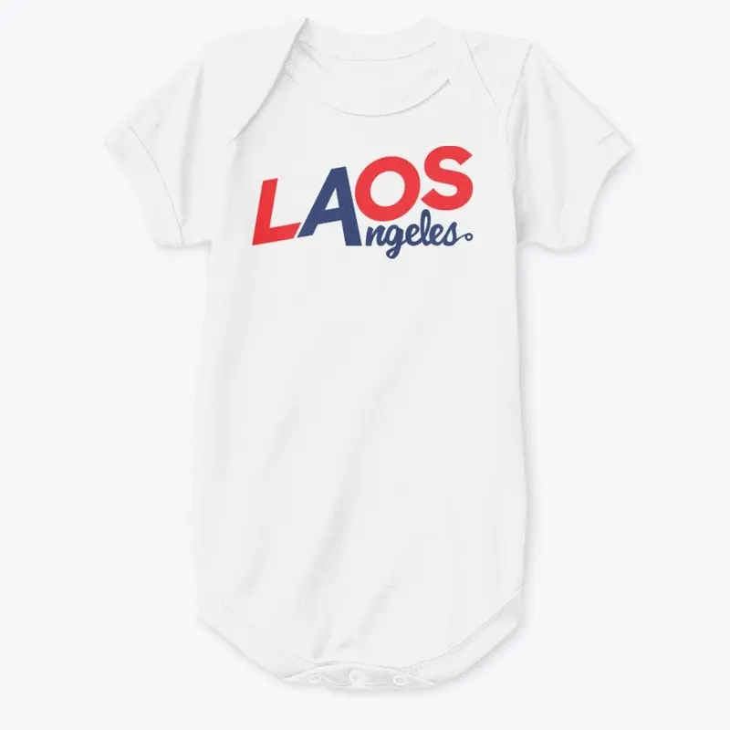 Laos Angeles Red & Blue Logo