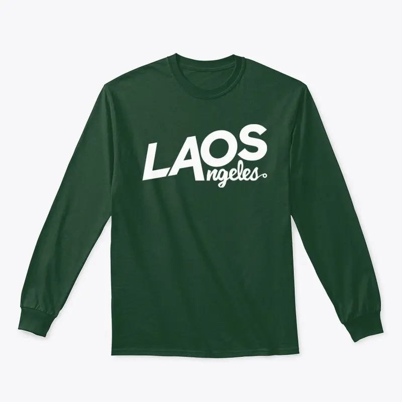 Laos Angeles White Logo