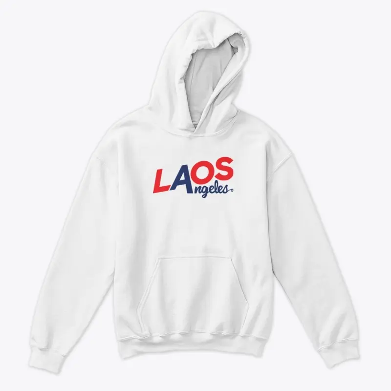 Laos Angeles Red & Blue Logo