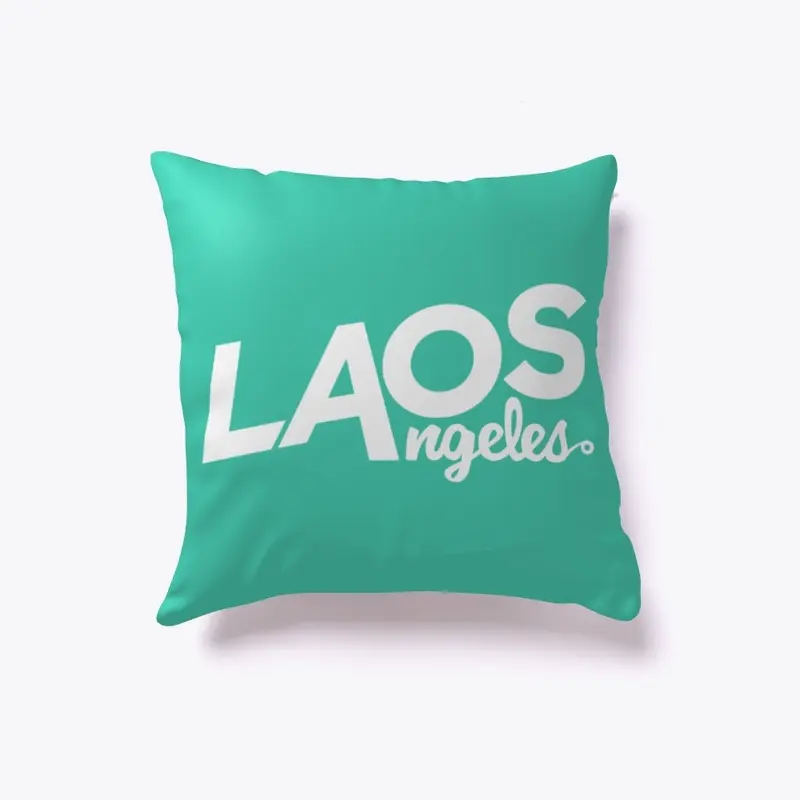 Laos Angeles White Logo