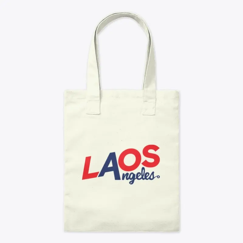 Laos Angeles Red & Blue Logo