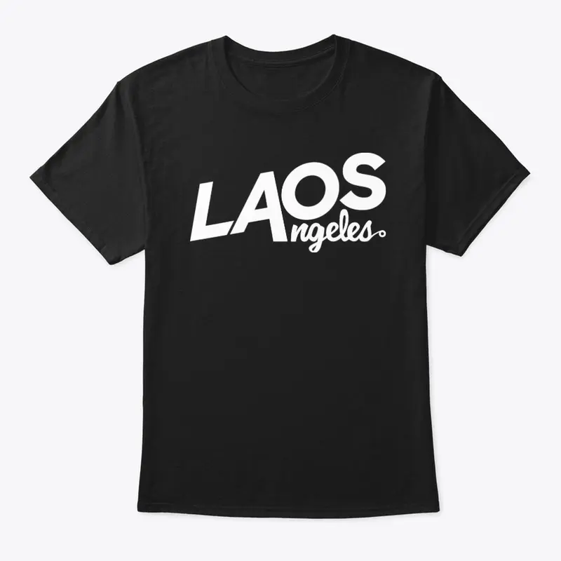 Laos Angeles White Logo