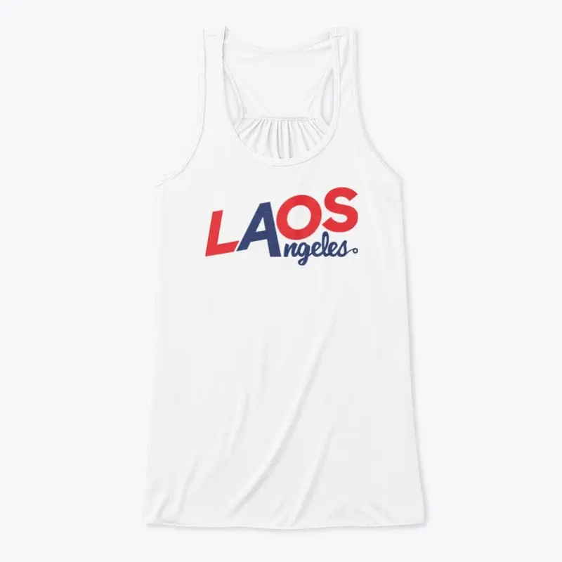 Laos Angeles Red & Blue Logo