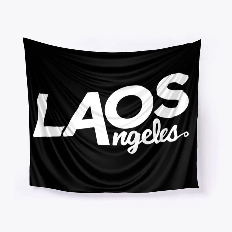 Laos Angeles White Logo