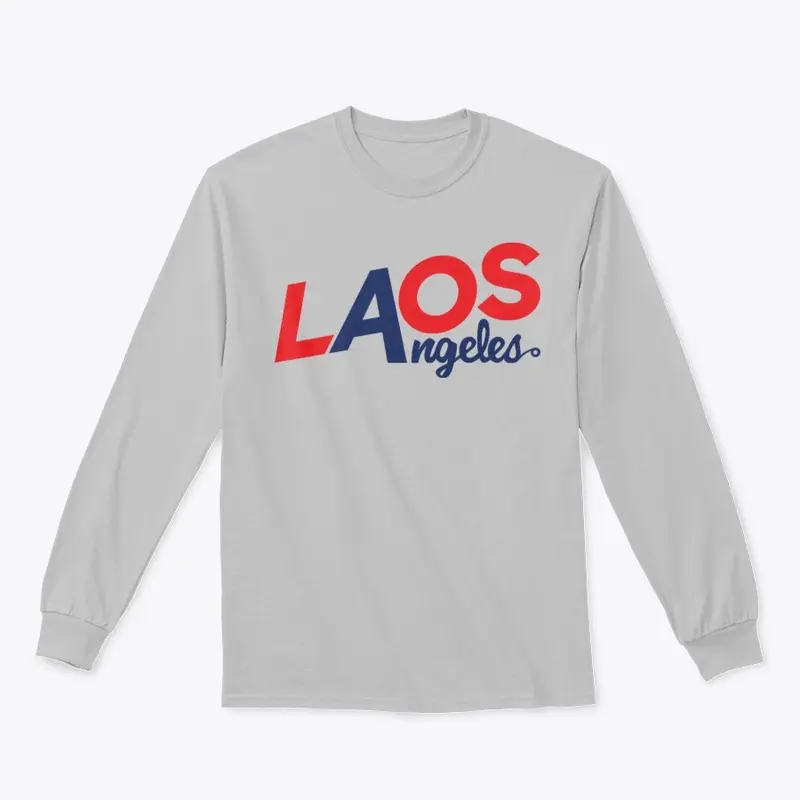 Laos Angeles Red & Blue Logo