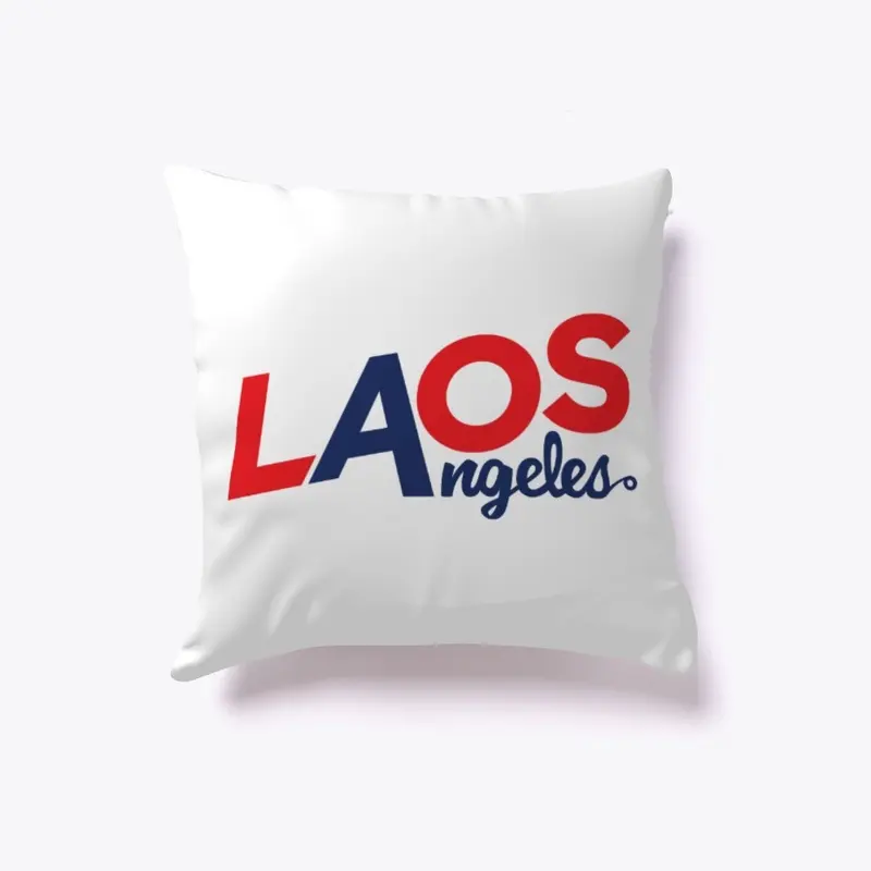 Laos Angeles Red & Blue Logo