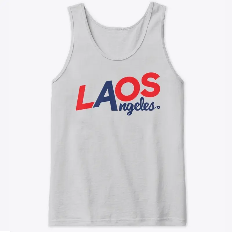 Laos Angeles Red & Blue Logo