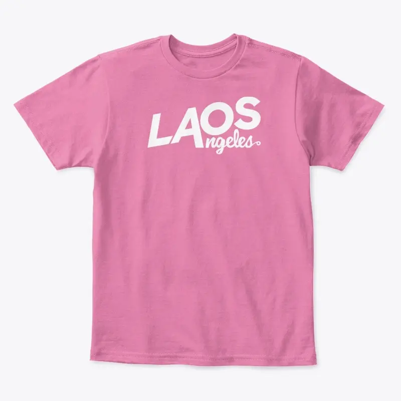 Laos Angeles White Logo