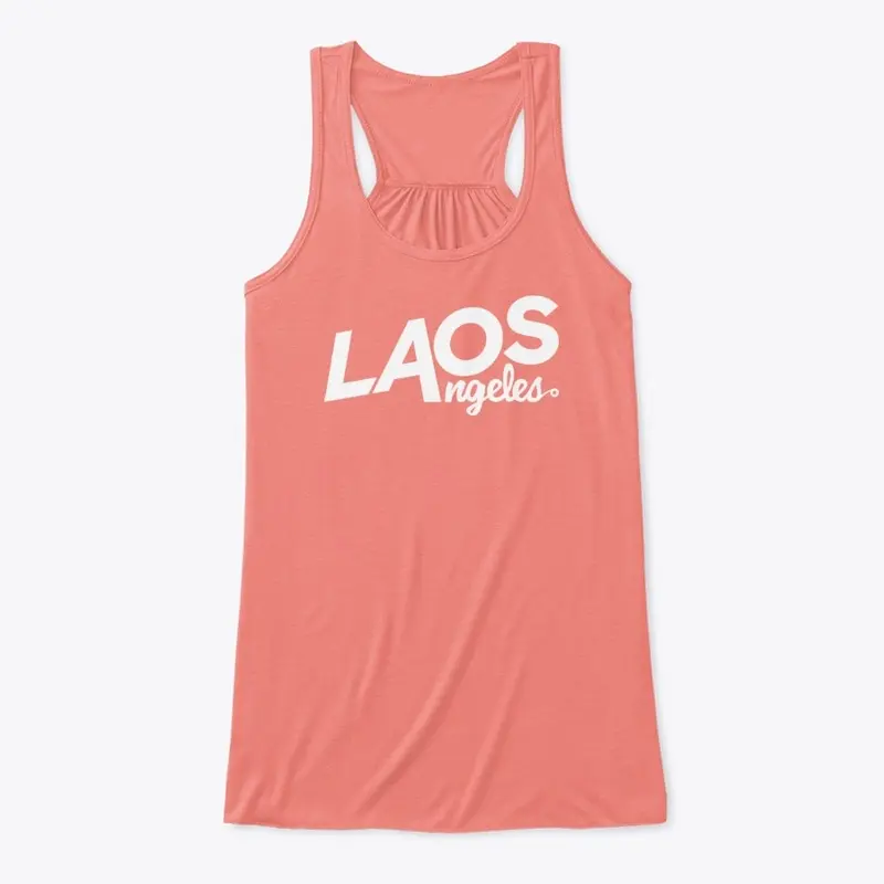 Laos Angeles White Logo