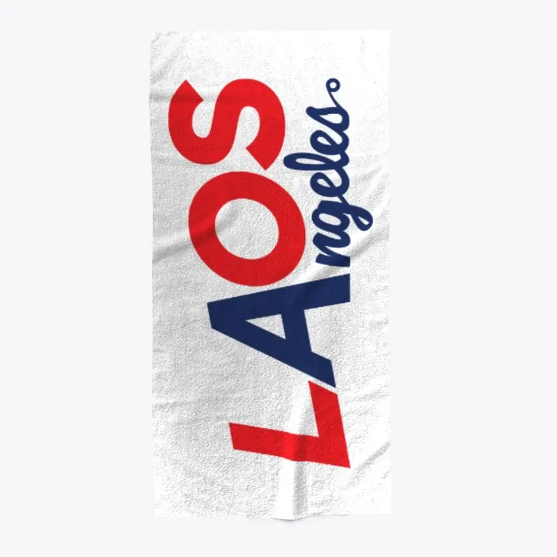 Laos Angeles Red & Blue Logo